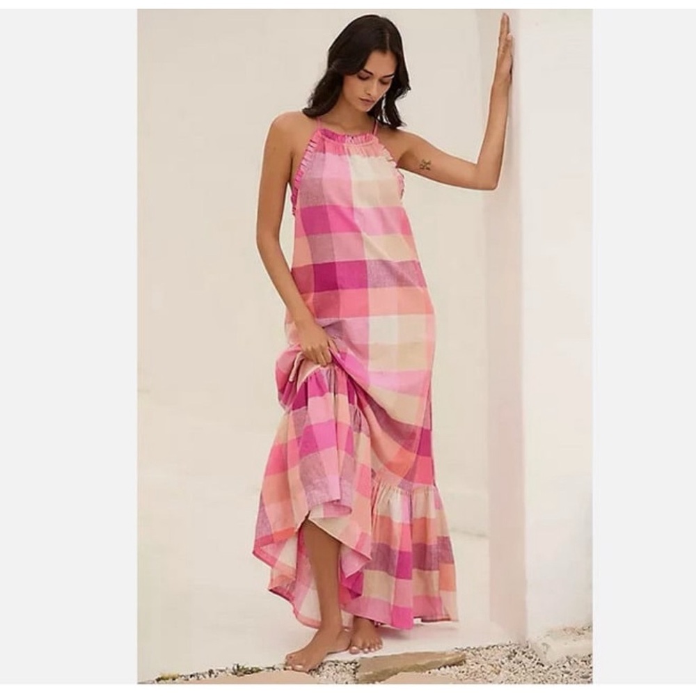 Anthropologie The Malika Printed Dress: Picnic Edition NWT SZ 1X - Picture 4 of 16